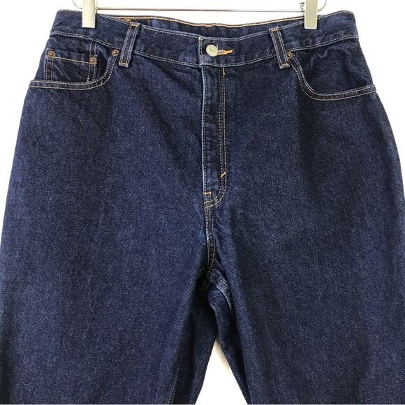 Vintage Y2K Womens Levi's 550 Relaxed Fit Tapered Leg 100% Cotton Cropped Jeans - Picture 3 of 13